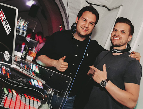 DJ Tommy Loco und DJ John Taylor Isar Almstadl Plattling